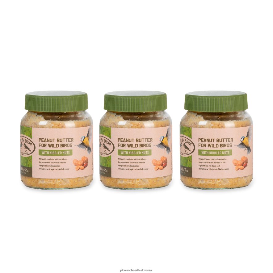 kozarci arašidovega masla za ptice, set 3 Plow & Hearth 2V4608795 dvorišče & vrt