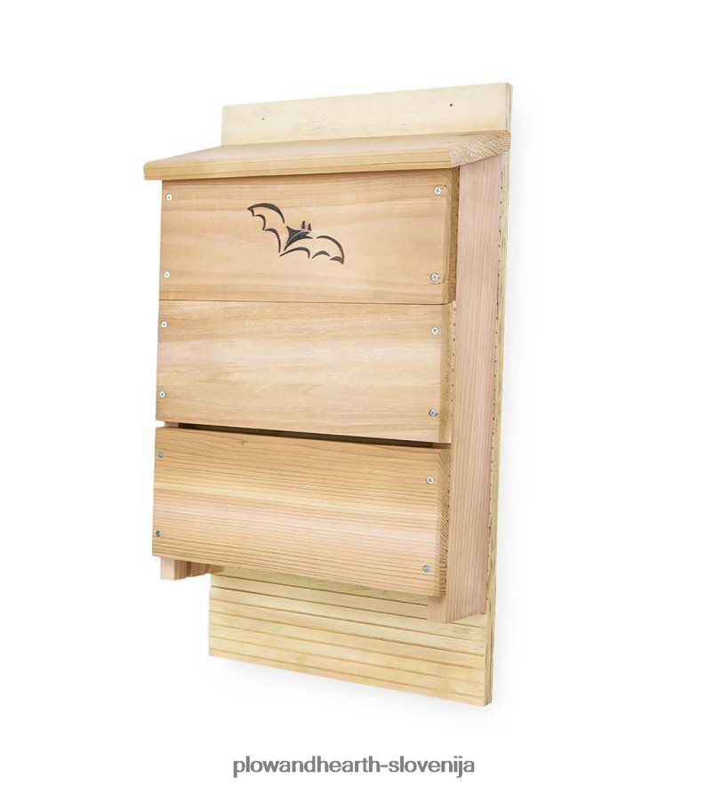 3-komorna netopirnica iz cedre in vezanega lesa Plow & Hearth 2V4608904 dvorišče & vrt