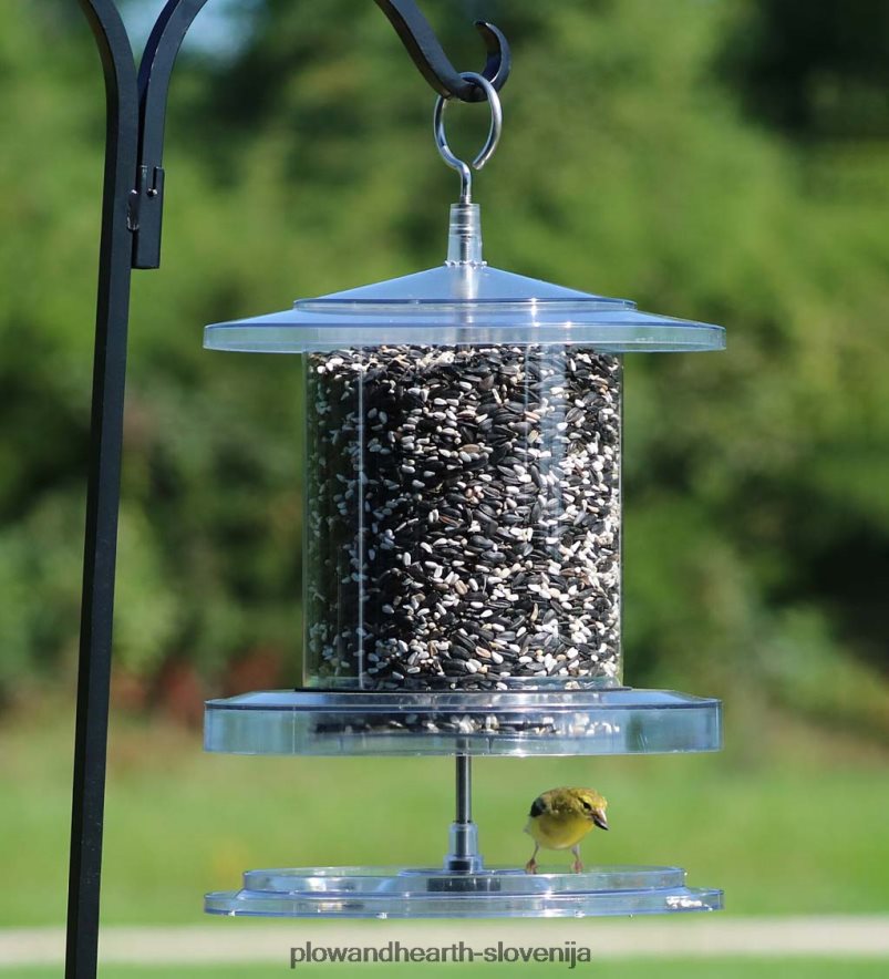 4-četrtinski prozorni podajalnik za vse vremenske razmere Plow & Hearth 2V4608808 dvorišče & vrt