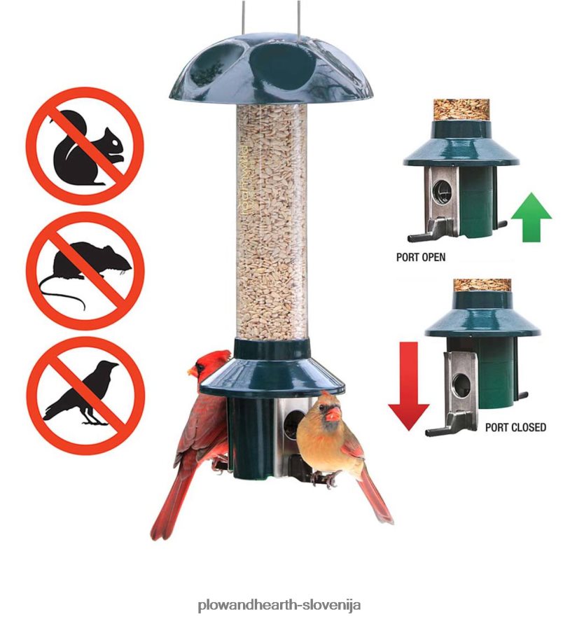 Ptičja krmilnica za ščinkavce pestoff, odporna proti škodljivcem Plow & Hearth 2V4608813 dvorišče & vrt