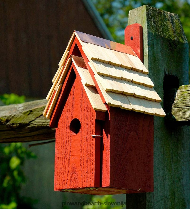 bluebird manor cypress ptičja hišica - modra Plow & Hearth 2V4608861 dvorišče & vrt