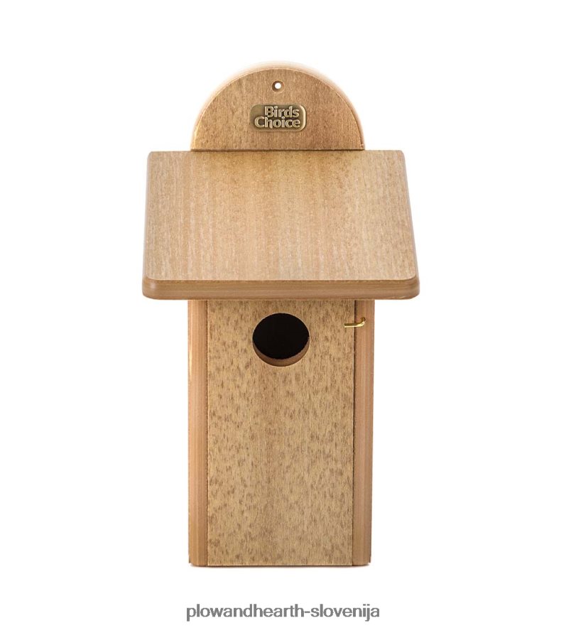 ptičja hišica iz recikliranega lesa Plow & Hearth 2V4608874 dvorišče & vrt