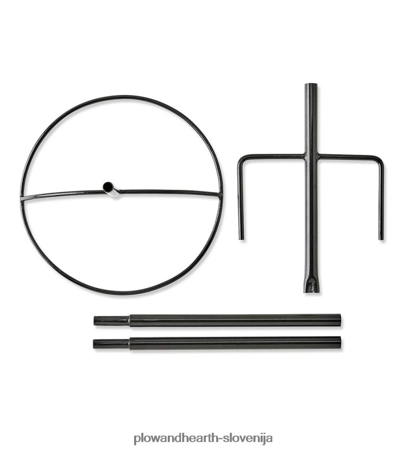 ptičja kopel iz čistega bakra na prašno lakiranem jeklenem drogu s trdnim trikrakim drogom Plow & Hearth 2V4608830 dvorišče & vrt