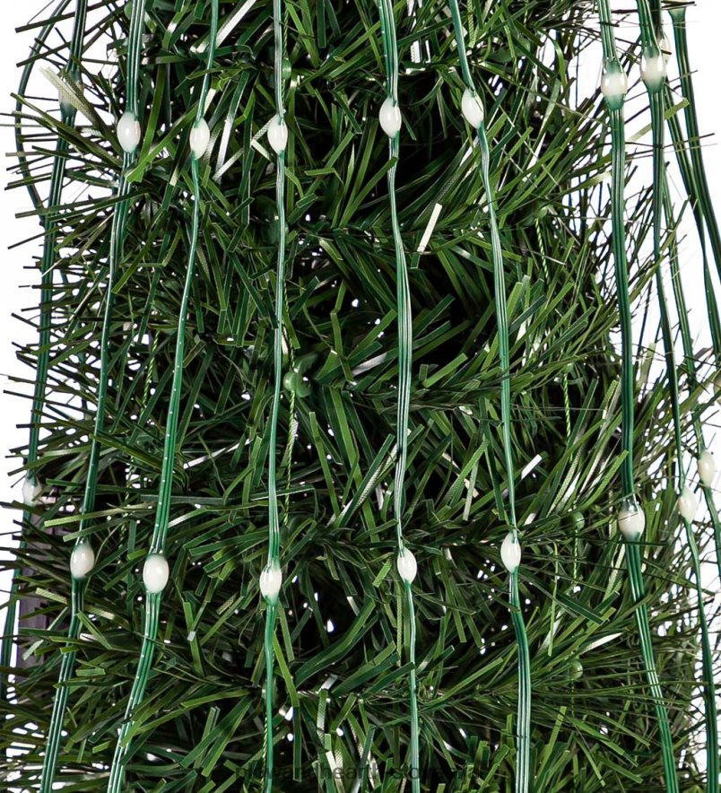 notranja/zunanja božična jelka z večbarvnimi lučkami, 71 Plow & Hearth 2V460824 dvorišče & vrt