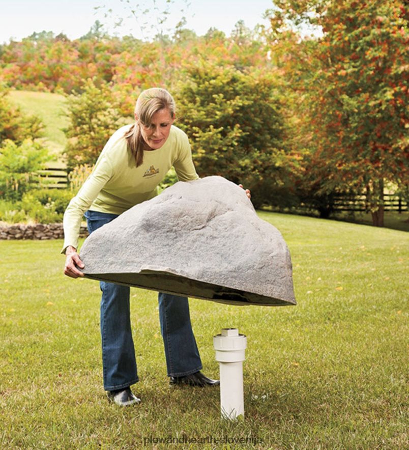 ameriška srednja lažna skala - siva Plow & Hearth 2V460873 dvorišče & vrt