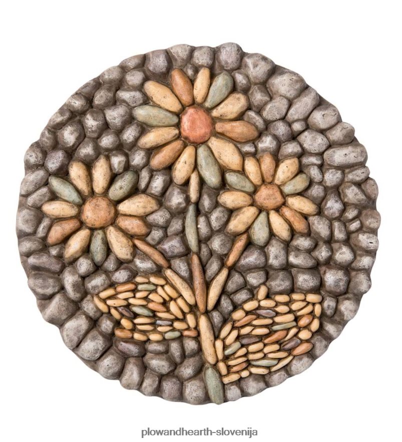 kamenčki iz smole, komplet 3 Plow & Hearth 2V460889 dvorišče & vrt