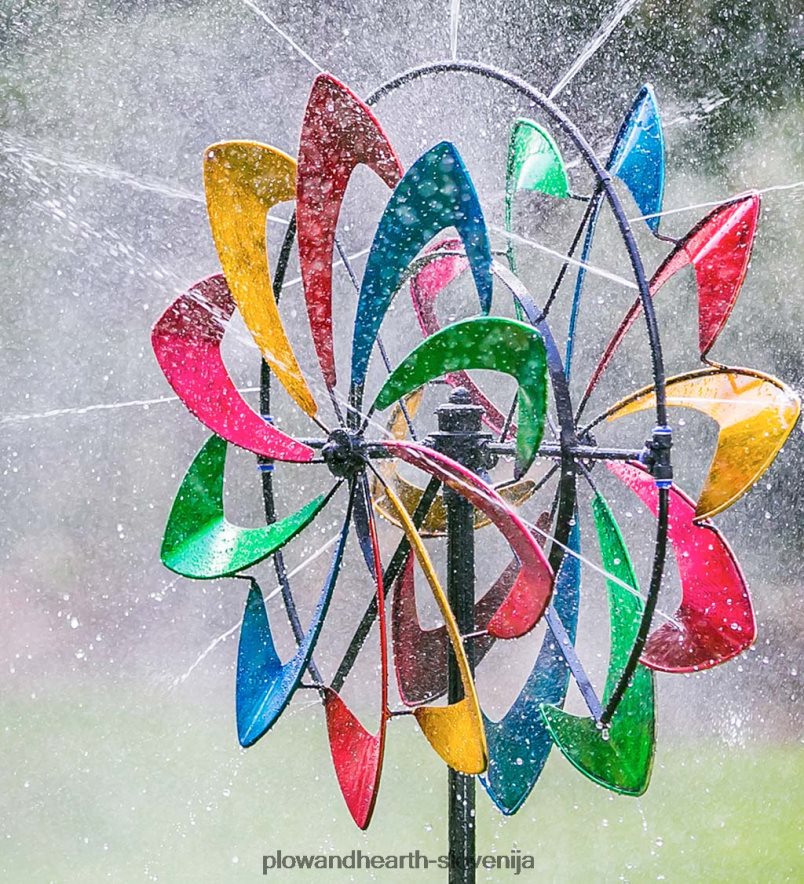 multicolor hidro vrtavka - večbarvna Plow & Hearth 2V4608350 dvorišče & vrt