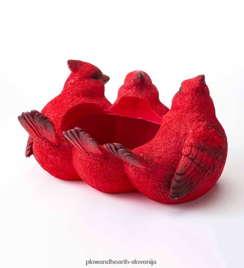 notranji/zunanji kardinal trio sadilnik Plow & Hearth 2V460885 dvorišče & vrt