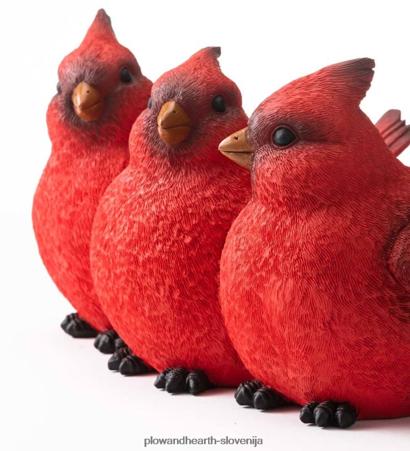 notranji/zunanji kardinal trio sadilnik Plow & Hearth 2V460885 dvorišče & vrt