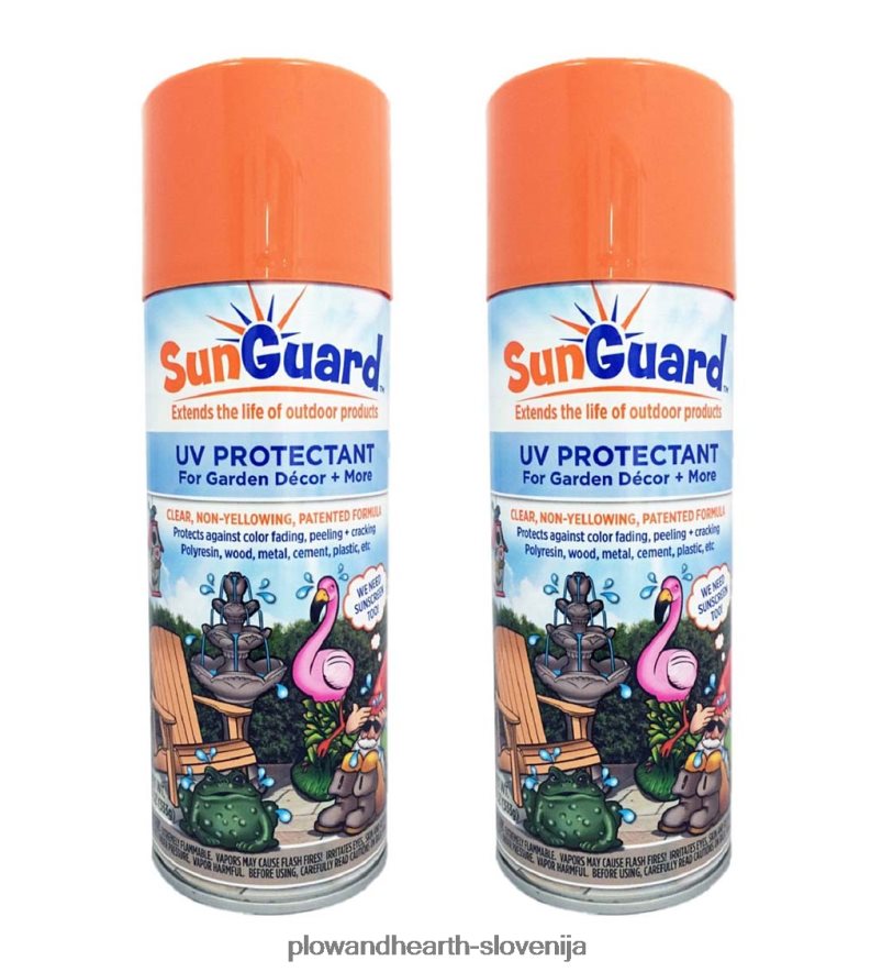 sunguard uv zaščitni sprej za zunanjo dekoracijo, 2 pak Plow & Hearth 2V4608116 dvorišče & vrt