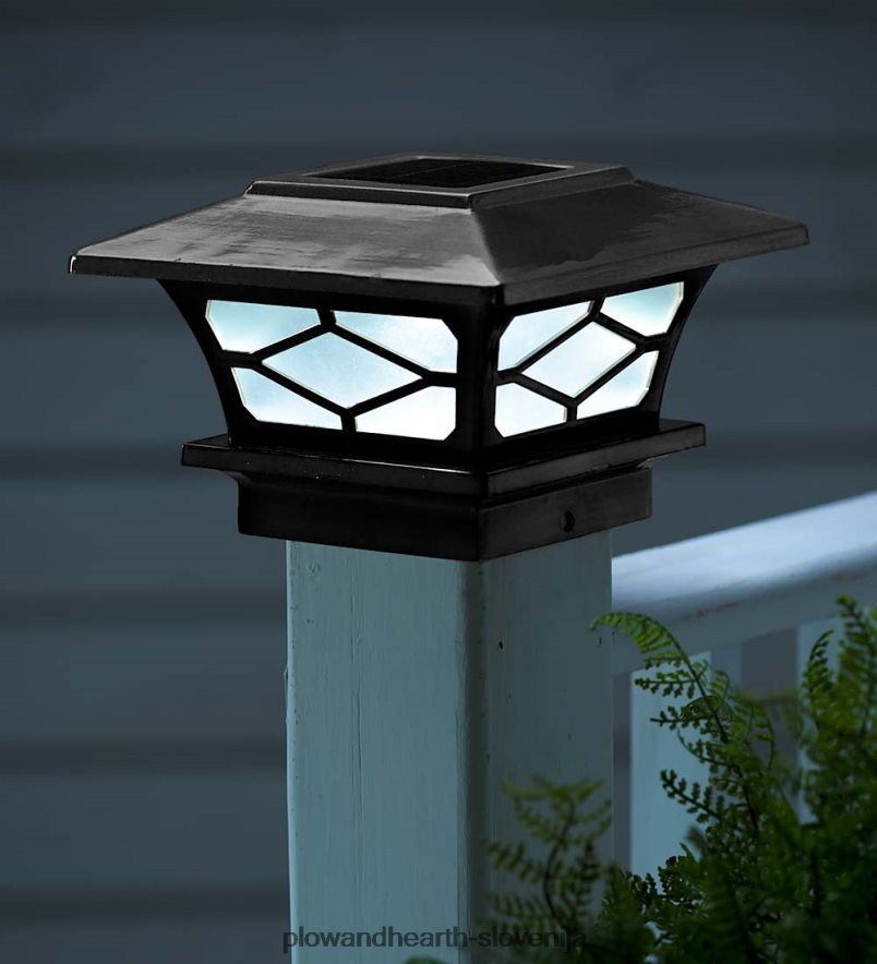 klasični mission style pokrovi za solarne luči, komplet 2 - baker Plow & Hearth 2V4608482 dvorišče & vrt