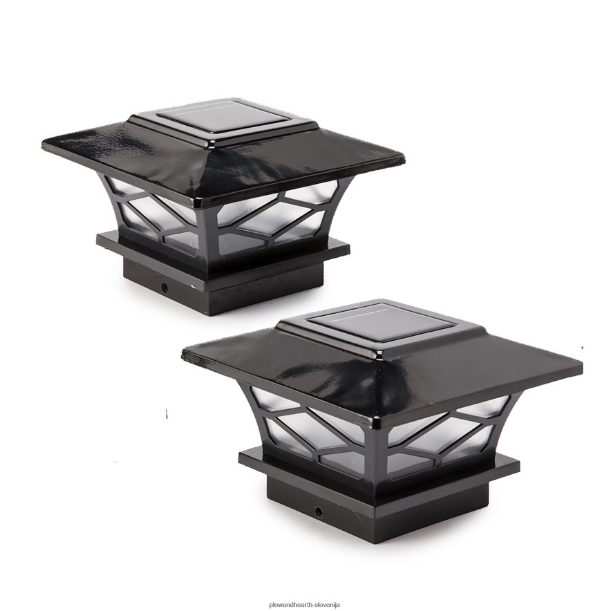 klasični mission style pokrovi za solarne luči, komplet 2 - baker Plow & Hearth 2V4608482 dvorišče & vrt