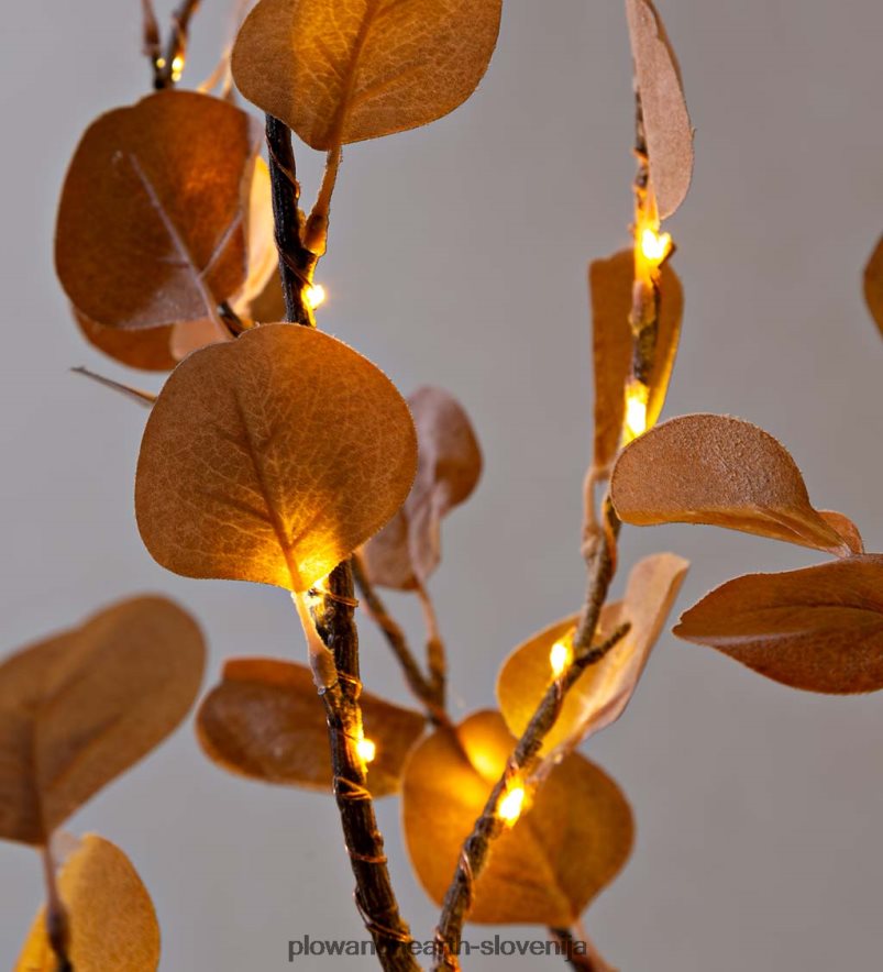 notranje/zunanje električno osvetljeno roza srebrno dolarjevo drevo Plow & Hearth 2V4608470 dvorišče & vrt