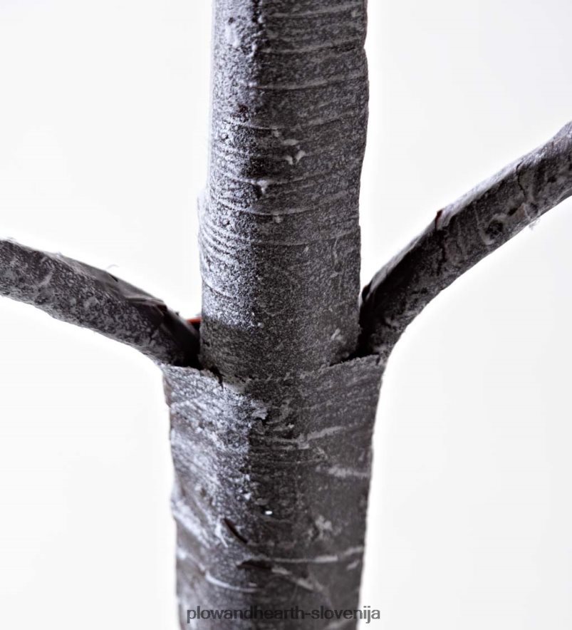 notranje/zunanje električno osvetljeno roza srebrno dolarjevo drevo Plow & Hearth 2V4608470 dvorišče & vrt