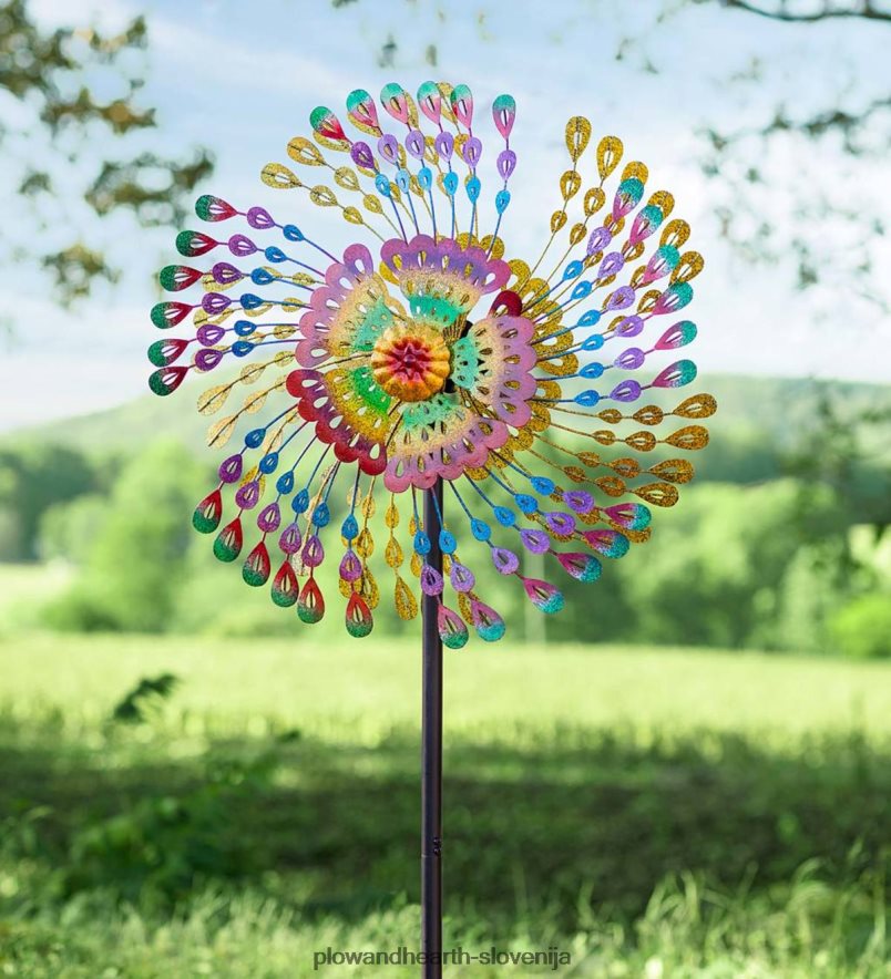 mavrično perje vetrovka Plow & Hearth 2V4608328 dvorišče & vrt