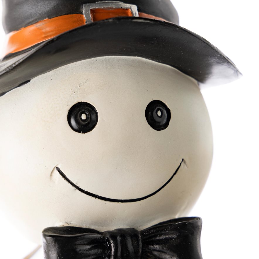 noč čarovnic smejoči se duh kovinski vrtni vrtavec Plow & Hearth 2V4608348 dvorišče & vrt