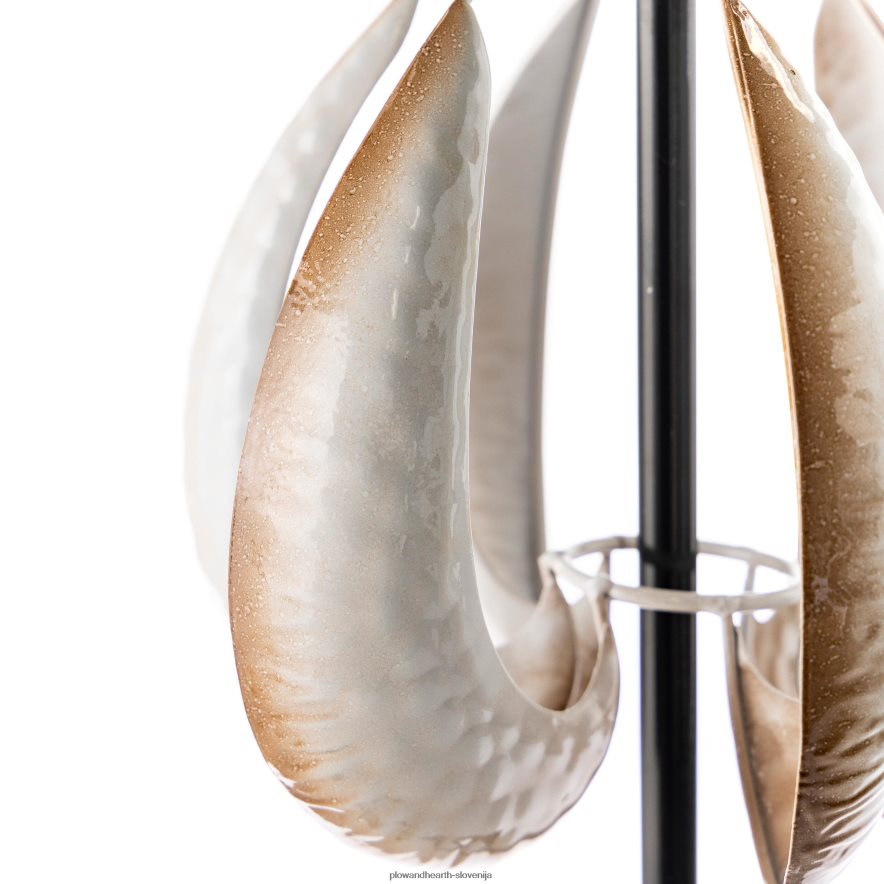 noč čarovnic smejoči se duh kovinski vrtni vrtavec Plow & Hearth 2V4608348 dvorišče & vrt