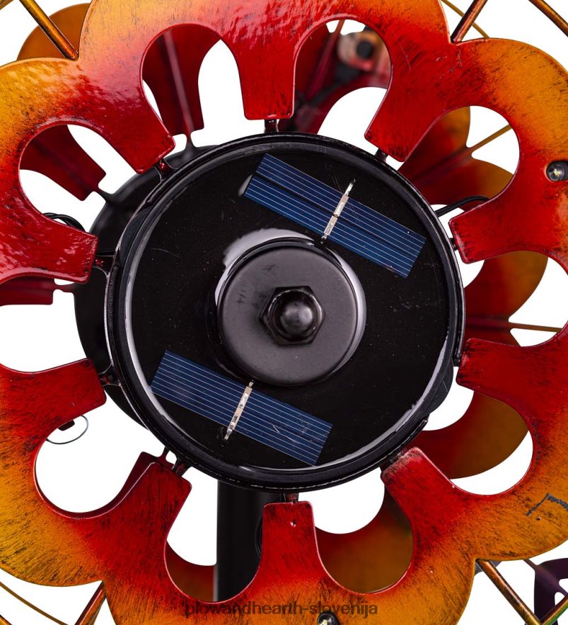 večbarvna lilija, sončno osvetljena kovinska vetrnica - multi Plow & Hearth 2V4608345 dvorišče & vrt