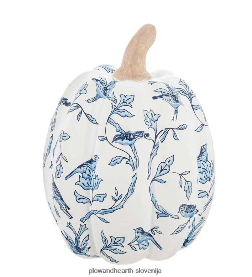 Artisan blues keramične buče, set 3 kom Plow & Hearth 2V4608423 dvorišče & vrt