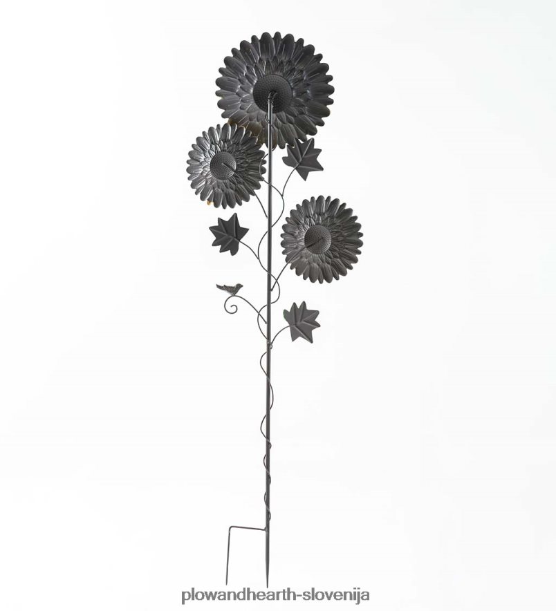 kovinski kol za sončnice Plow & Hearth 2V4608164 dvorišče & vrt