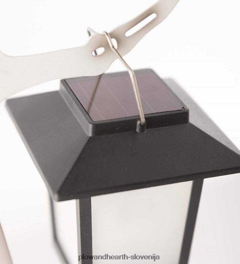 kovinski vložki za noč čarovnic v obliki okostnjaka s solarnimi lučkami, komplet 2 Plow & Hearth 2V4608133 dvorišče & vrt