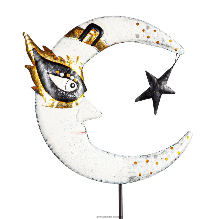 vrtni količek za noč čarovnic čarobna luna Plow & Hearth 2V4608316 dvorišče & vrt