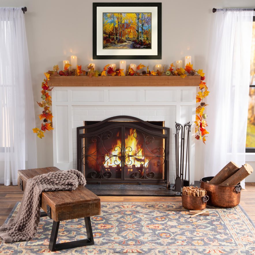 Notranja/zunanja klop iz predelanega lesa richland Plow & Hearth 2V4608485 dvorišče & vrt