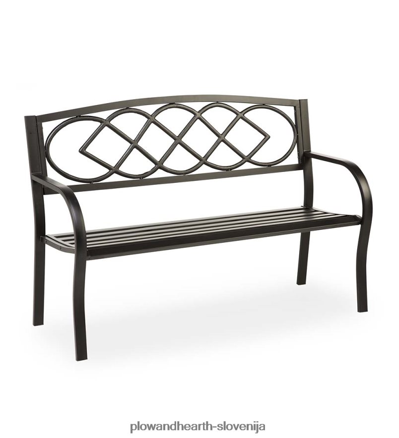 vrtna klop s keltskim vozlom Plow & Hearth 2V4608489 dvorišče & vrt