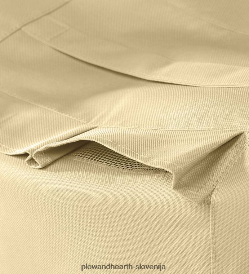 deluxe kvadratna prevleka za klimatsko napravo - rjava Plow & Hearth 2V46081006 dvorišče & vrt