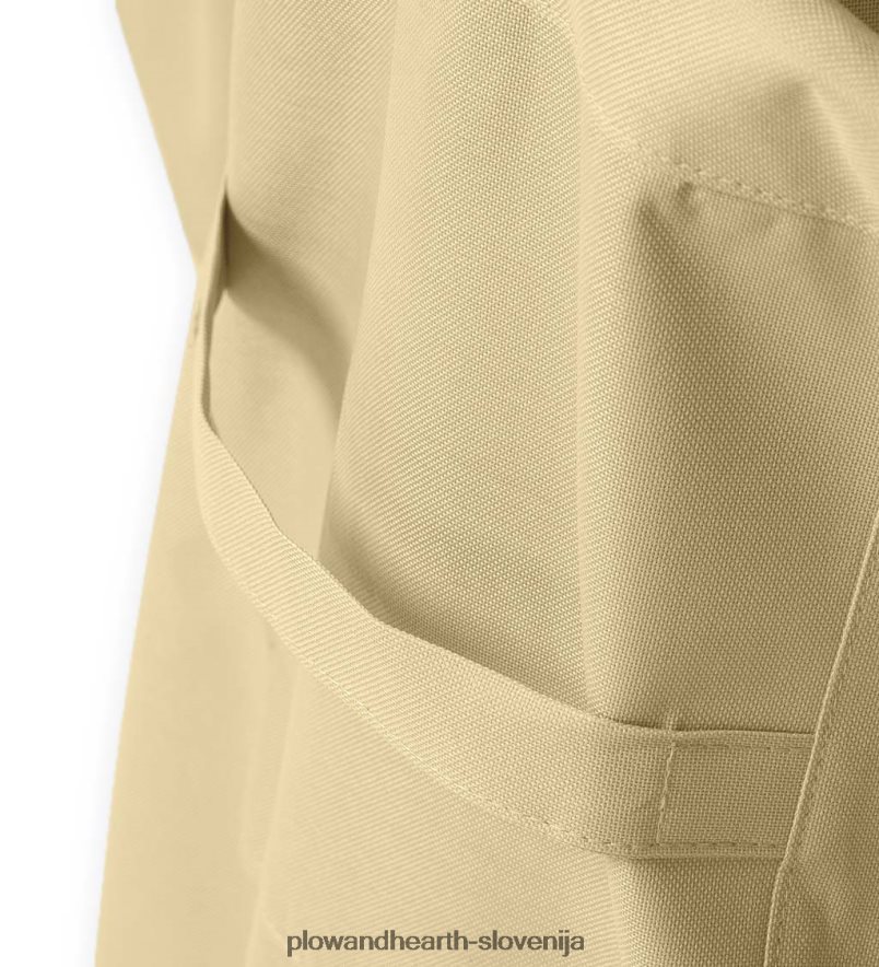 deluxe kvadratna prevleka za klimatsko napravo - rjava Plow & Hearth 2V46081006 dvorišče & vrt