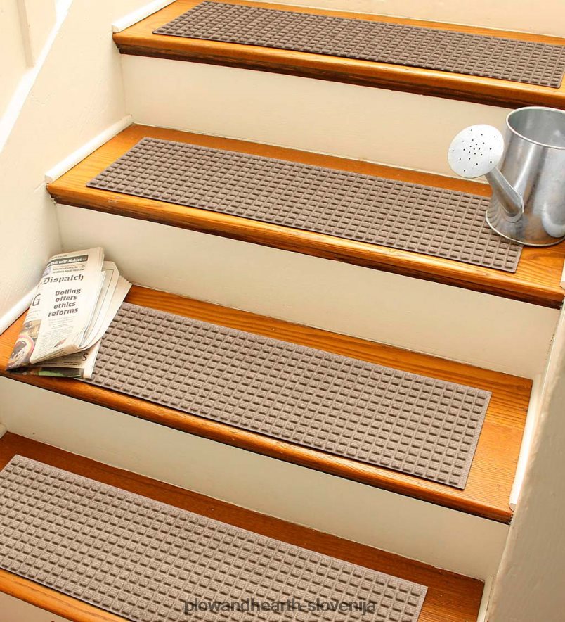 stopniščne stopnice vafelj - sive Plow & Hearth 2V46081042 dvorišče & vrt