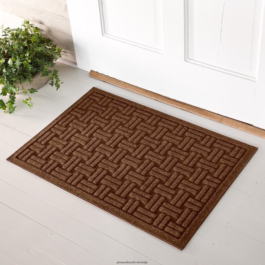 waterhog basket weave predpražnik Plow & Hearth 2V46081059 dvorišče & vrt