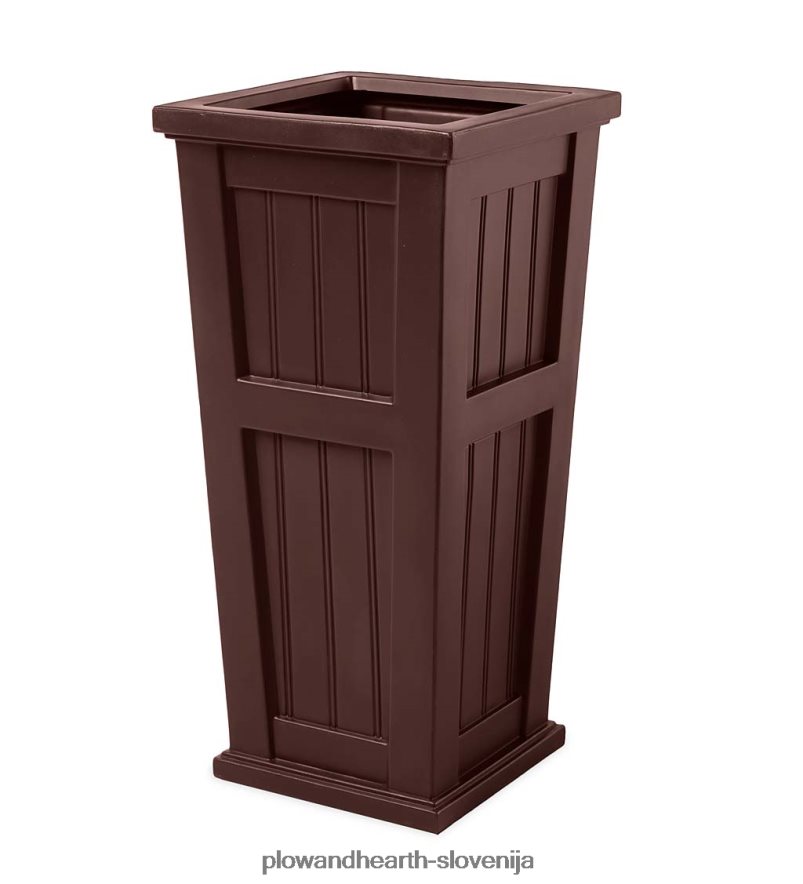 lexington visok samozalivalni sadilnik - bel Plow & Hearth 2V4608908 dvorišče & vrt