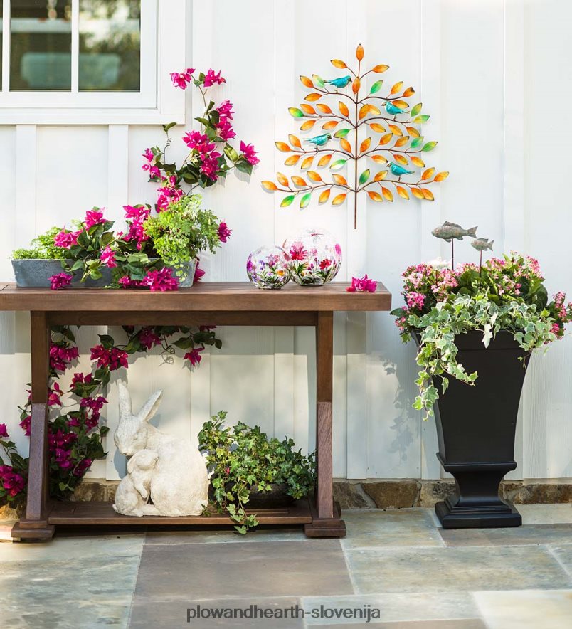 richmond samozalivalni podstavek za žare - bel Plow & Hearth 2V4608913 dvorišče & vrt