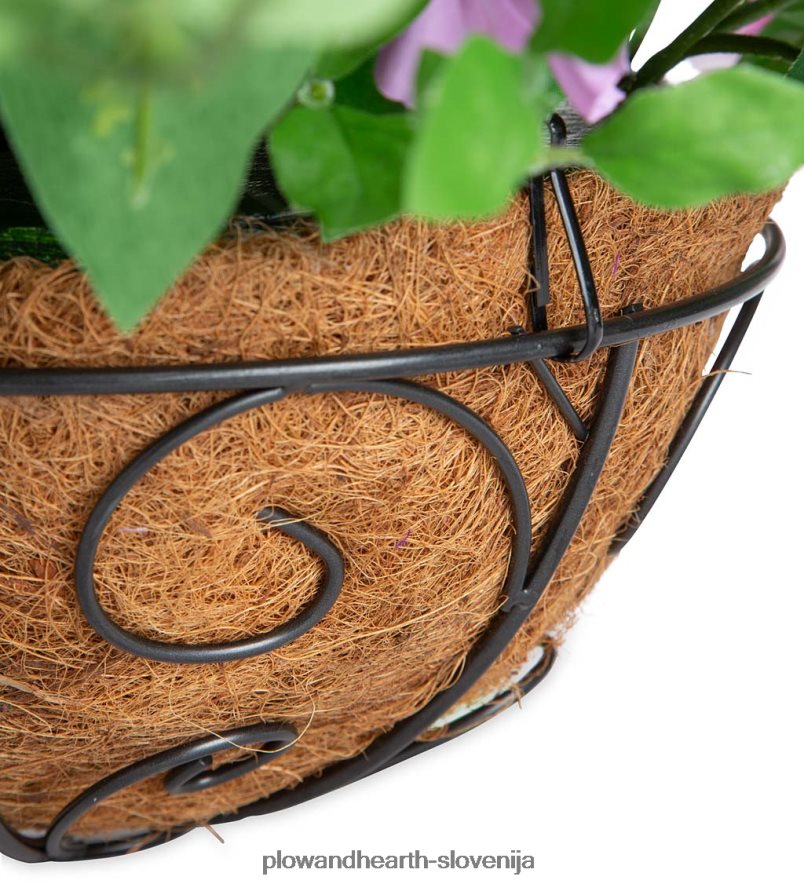 viseča košara umetna petunija - vijolična Plow & Hearth 2V4608968 dvorišče & vrt