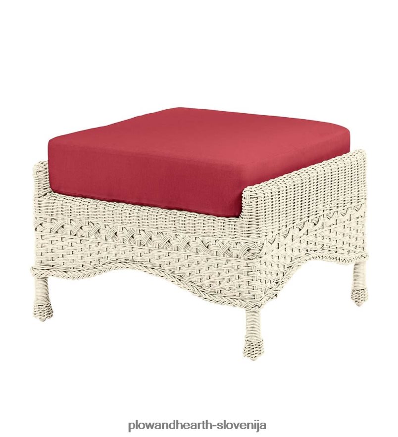 nadomestna blazina za otomansko pohištvo Prospect Hill - gozdno zelena Plow & Hearth 2V46081207 gospodinjska posoda