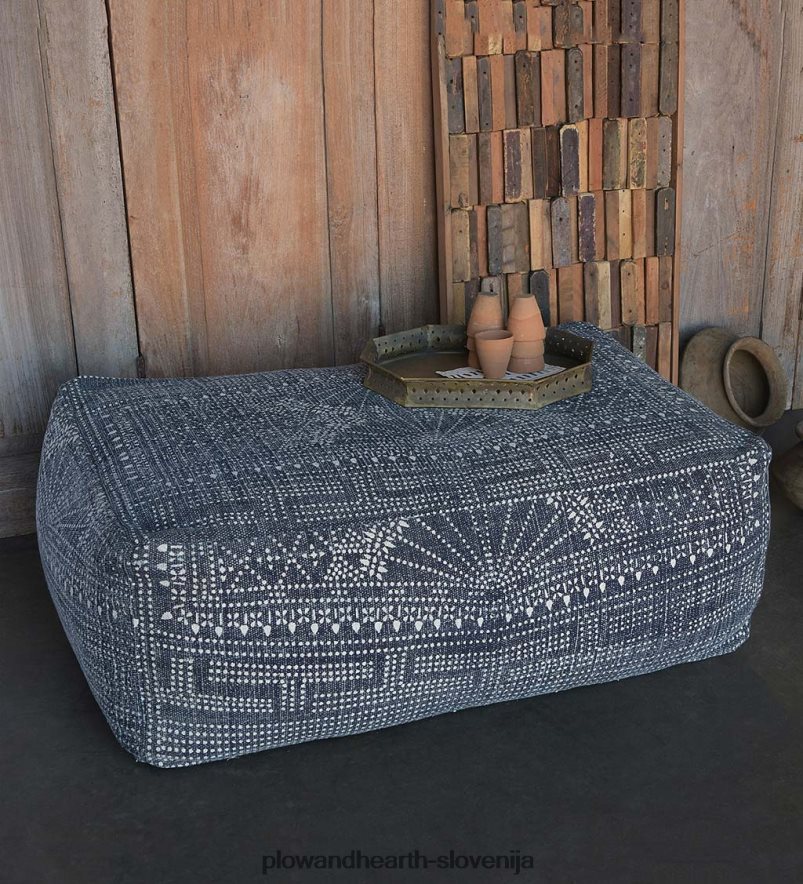 batik potiskana otomanka Plow & Hearth 2V46082071 gospodinjska posoda