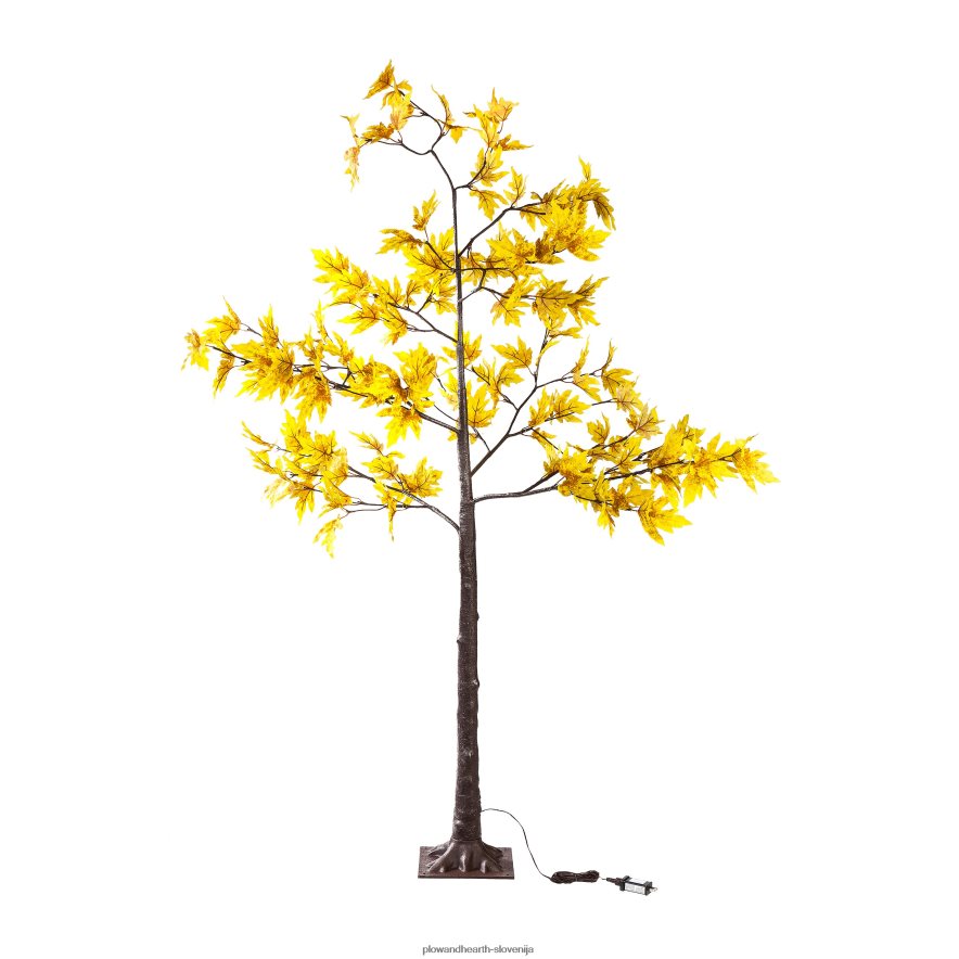 notranja/zunanja električno osvetljena drevesa zlatega sladkornega javorja Plow & Hearth 2V46081577 gospodinjska posoda