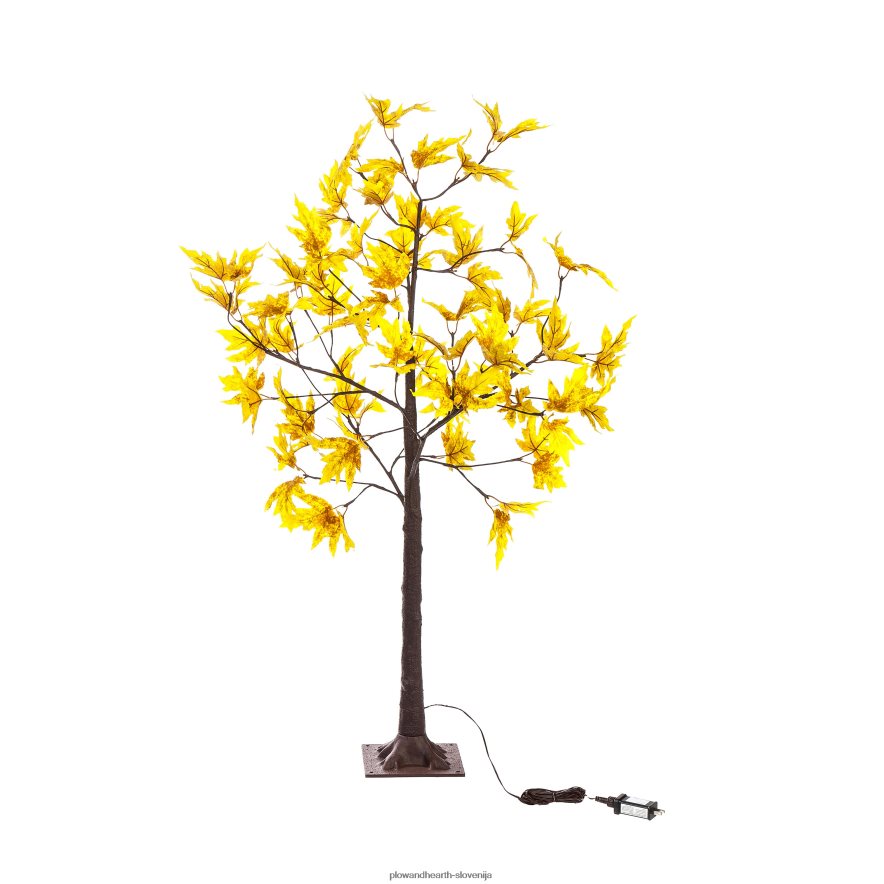 notranja/zunanja električno osvetljena drevesa zlatega sladkornega javorja Plow & Hearth 2V46081577 gospodinjska posoda