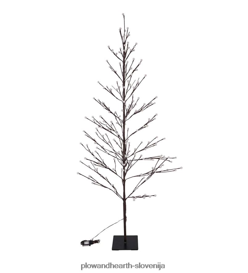 notranja/zunanja električno osvetljena mini globus drevesa Plow & Hearth 2V46081489 gospodinjska posoda