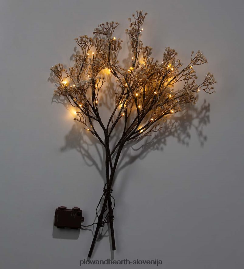 notranje/zunanje osvetljene otroške veje za dihanje, komplet 2 Plow & Hearth 2V46081487 gospodinjska posoda