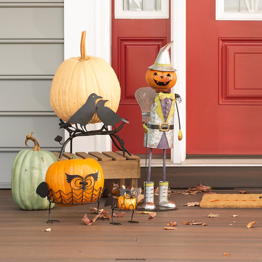 set 2 držal za buče sovice Plow & Hearth 2V46081497 gospodinjska posoda