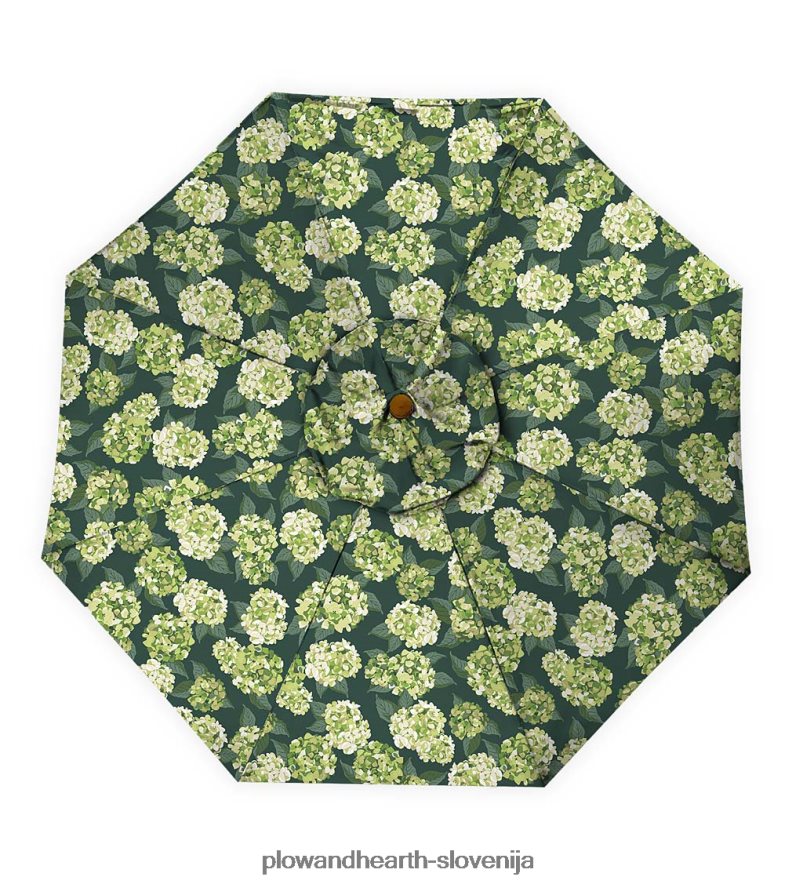 klasični patio market dežnik z aluminijasto palico, 7' dia. - skedenj rdeče Plow & Hearth 2V46081460 gospodinjska posoda