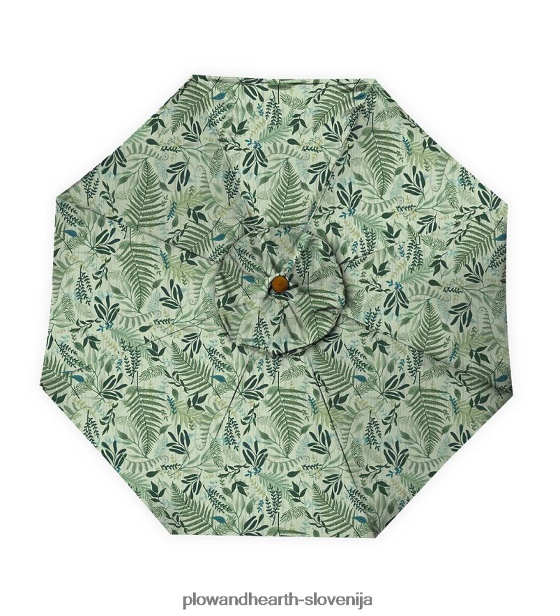 klasični patio market dežnik z aluminijasto palico, 7' dia. - skedenj rdeče Plow & Hearth 2V46081460 gospodinjska posoda