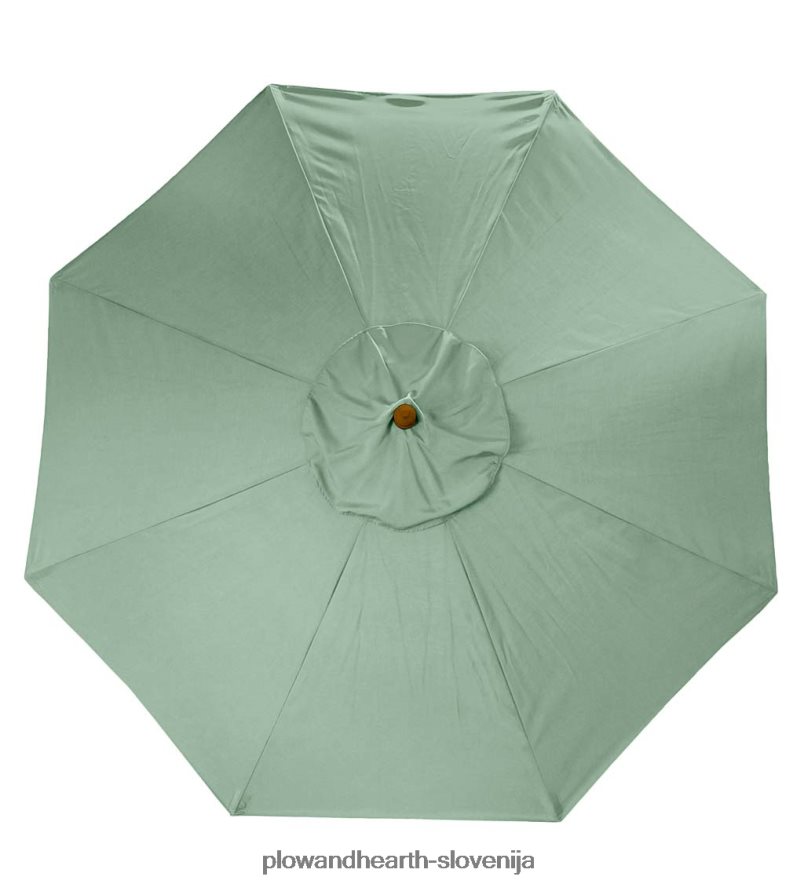 klasični patio market dežnik z aluminijasto palico, 7' dia. - skedenj rdeče Plow & Hearth 2V46081460 gospodinjska posoda