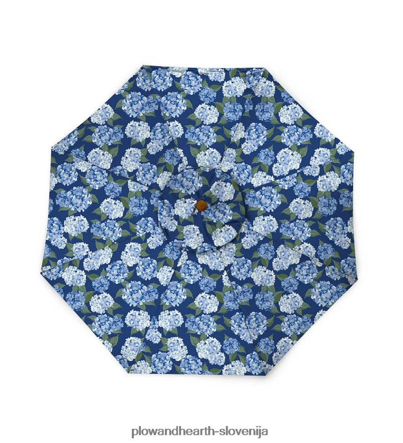 klasični patio market dežnik z aluminijasto palico, 7' dia. - skedenj rdeče Plow & Hearth 2V46081460 gospodinjska posoda