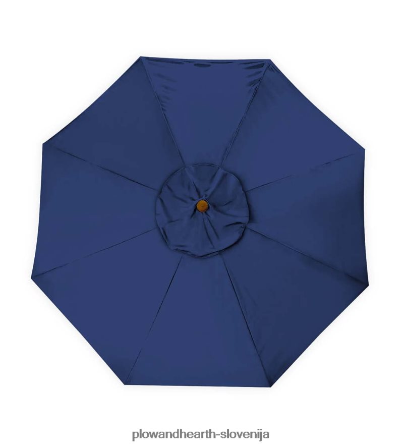 klasični patio market dežnik z aluminijasto palico, 7' dia. - skedenj rdeče Plow & Hearth 2V46081460 gospodinjska posoda