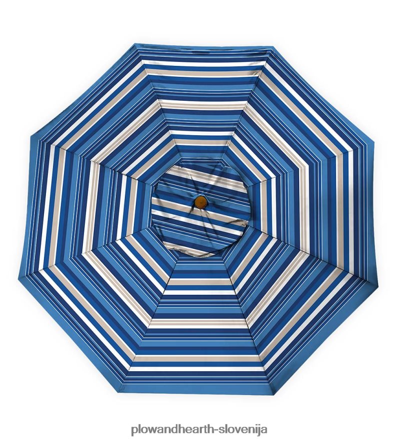 klasični patio market dežnik z aluminijasto palico, 7' dia. - skedenj rdeče Plow & Hearth 2V46081460 gospodinjska posoda