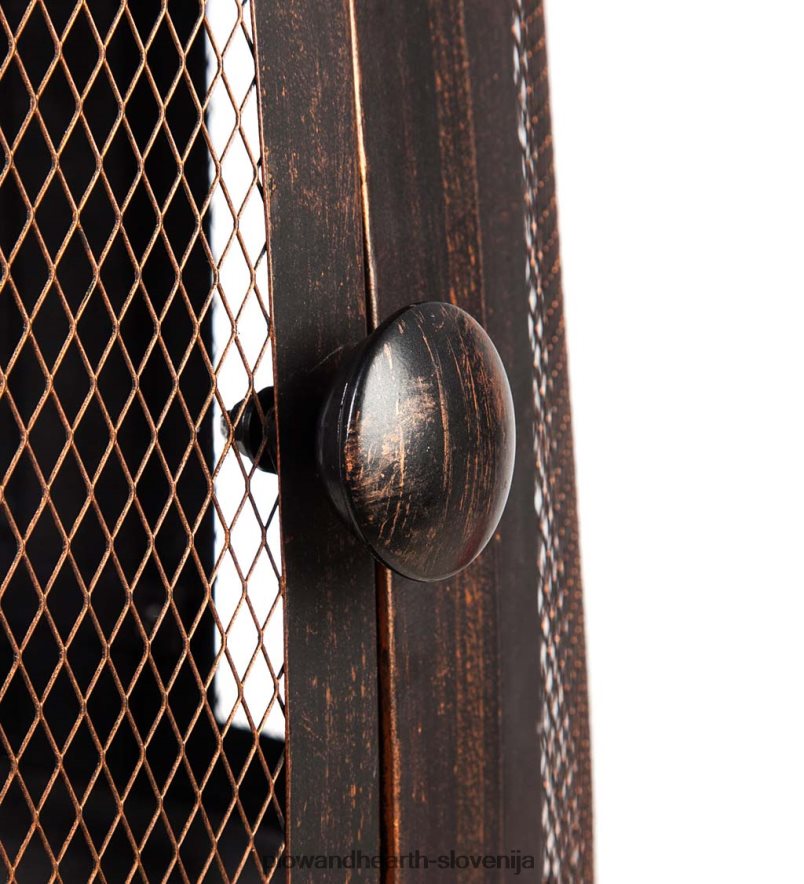 visoko bronasto kurišče z dimnikom Plow & Hearth 2V46081603 gospodinjska posoda