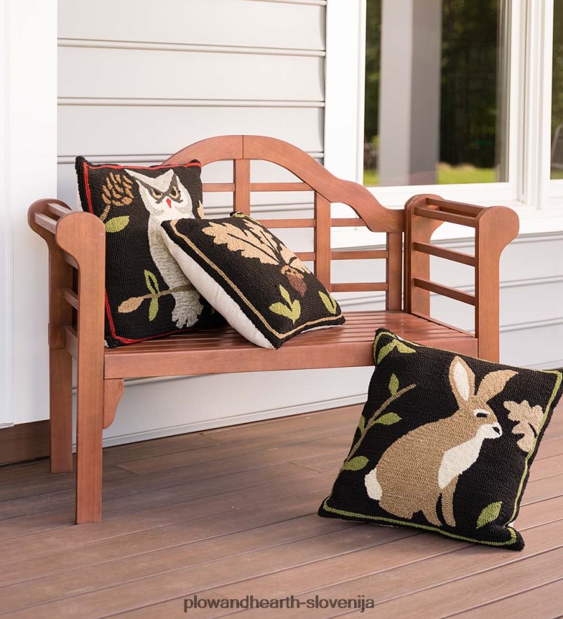 notranja/zunanja gozdna blazina z zajcem Plow & Hearth 2V46081224 gospodinjska posoda